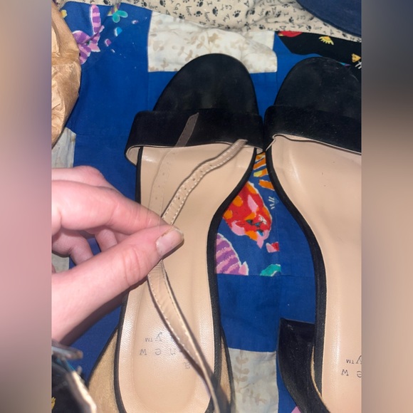 🚨LAST CHANCE Short Black Suede Wedge - Picture 8 of 8